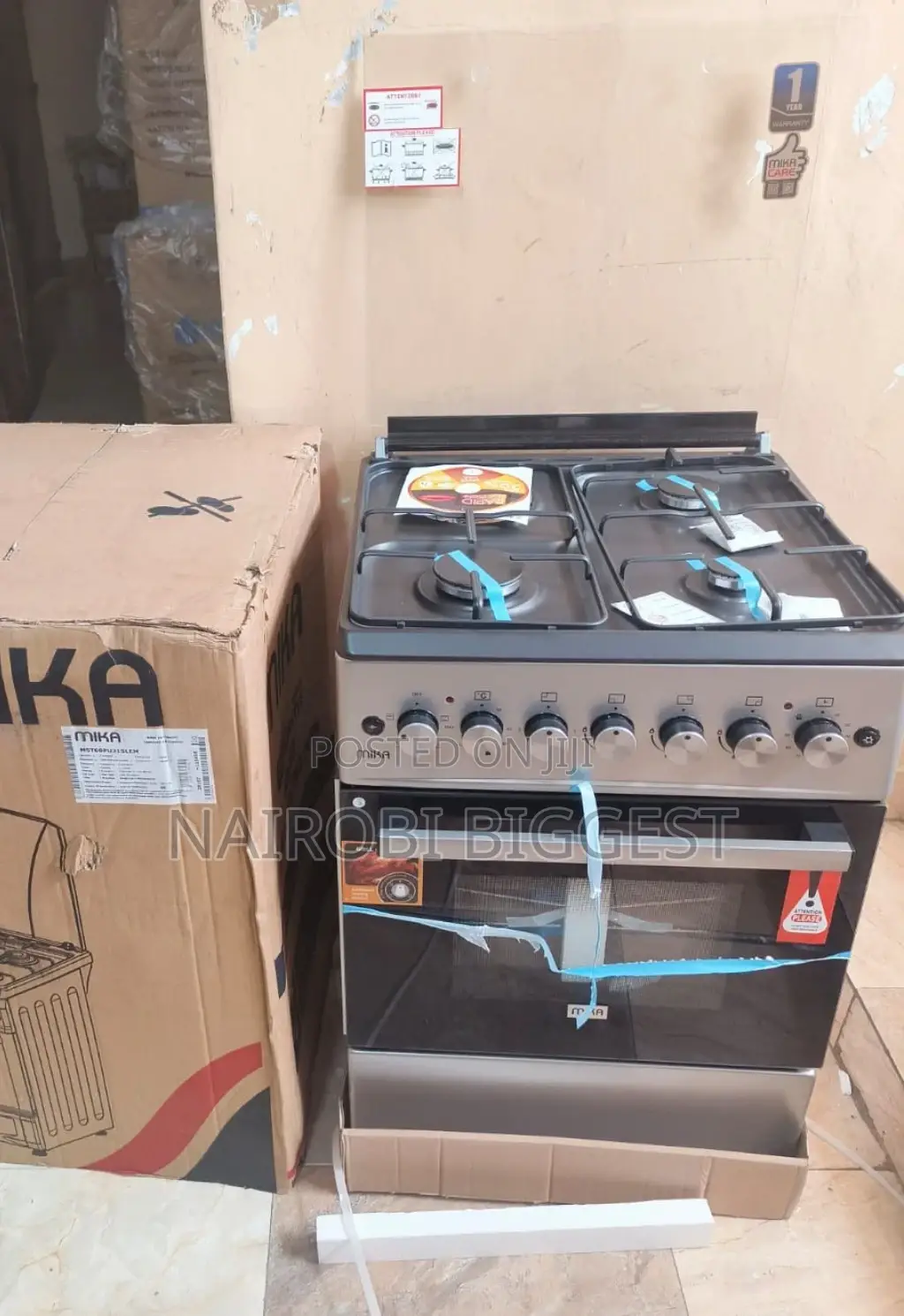 Classic Brand New New Mika 60×60 3+1 Standing Cooker