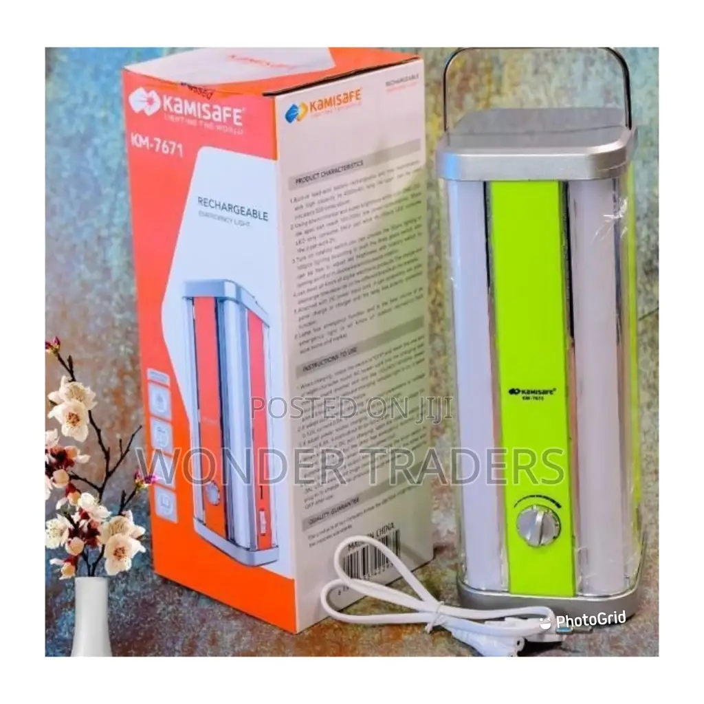 Kamisafe KM-7671 Rechargeable Emergency Lamp