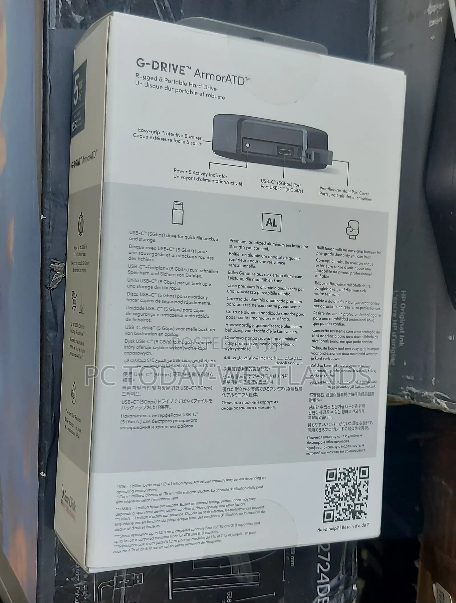 Sandisk Professional 5tb G-Drive Armoratd -