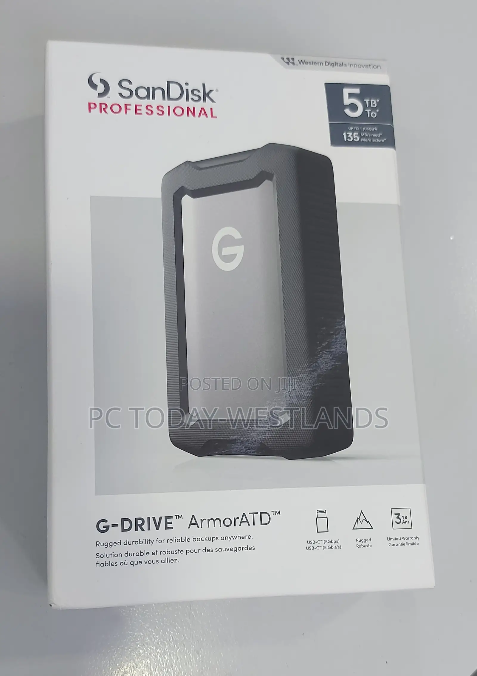Sandisk Professional 5tb G-Drive Armoratd -