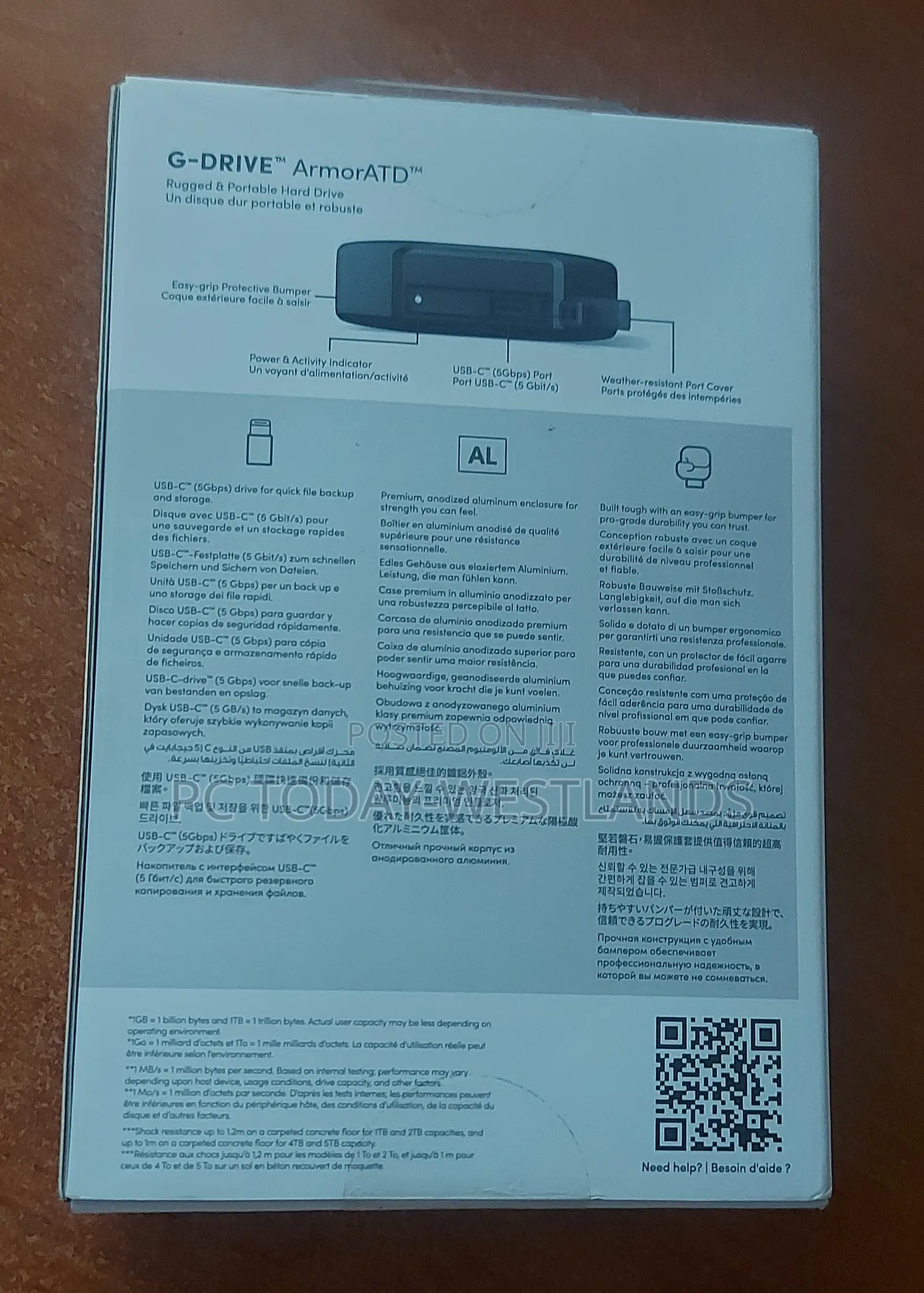 Sandisk Professional 5tb G-Drive Armoratd -