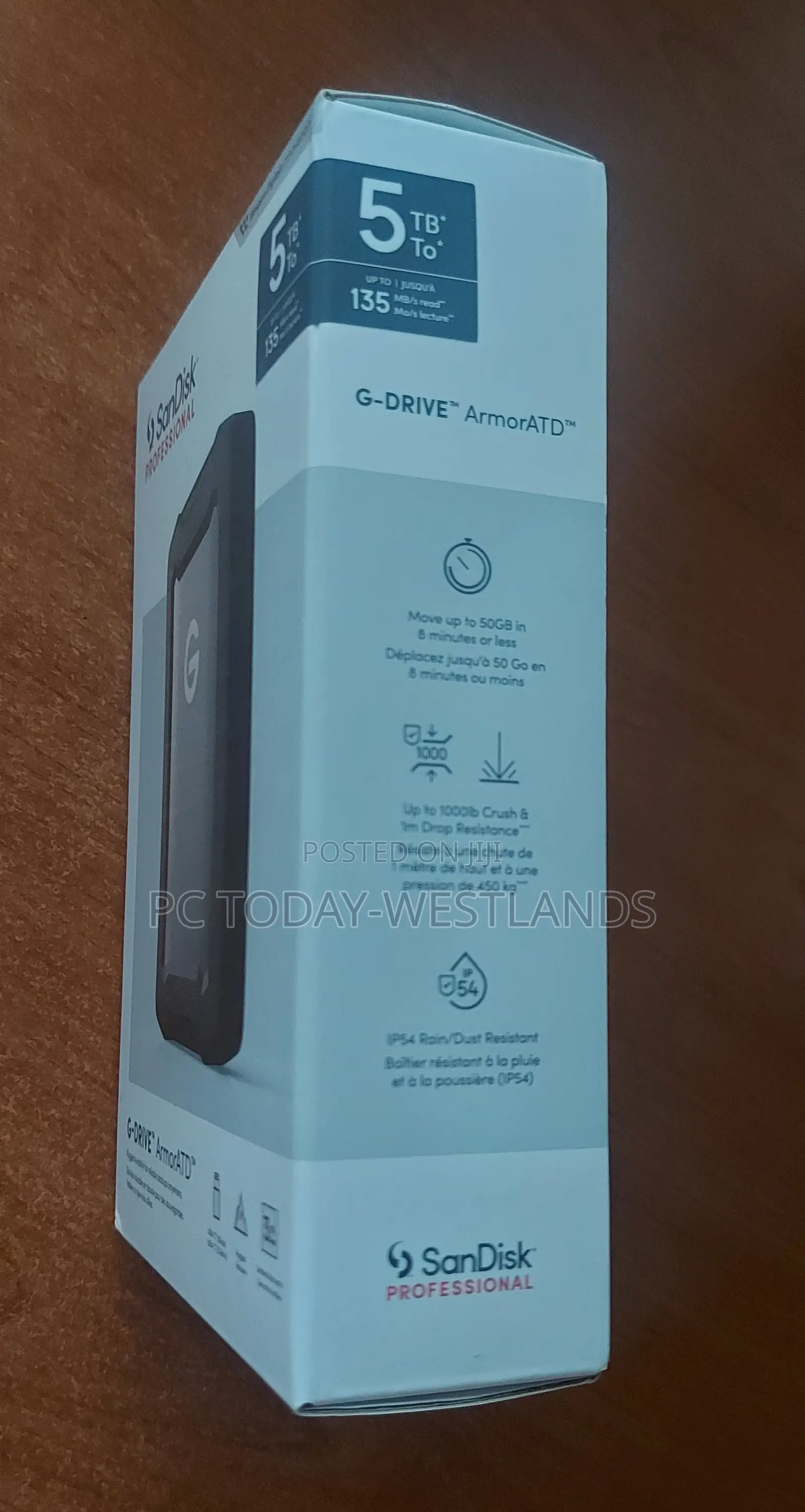 Sandisk Professional 5tb G-Drive Armoratd -