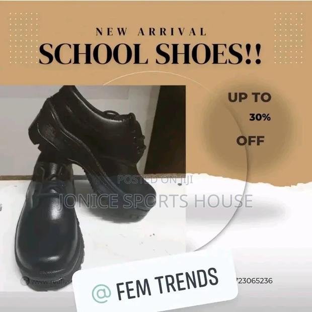Leather School Shoes - main view