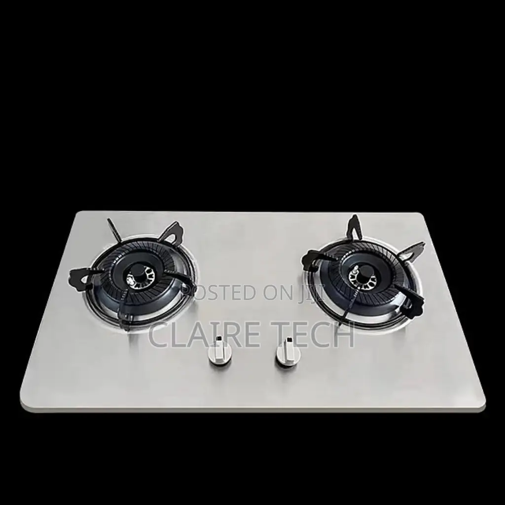 White 2 Burner Amaze Stainless Steel Hob Cooker