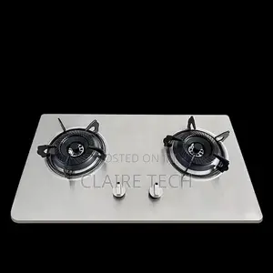 White 2 Burner Amaze Stainless Steel Hob Cooker