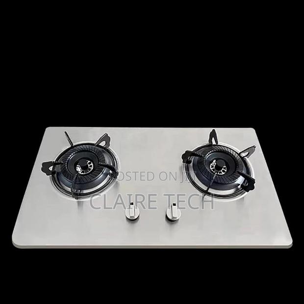 White 2 Burner Amaze Stainless Steel Hob Cooker