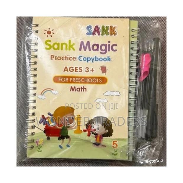 Sank Magic Practice Copybook Set of 4 Books With Pen