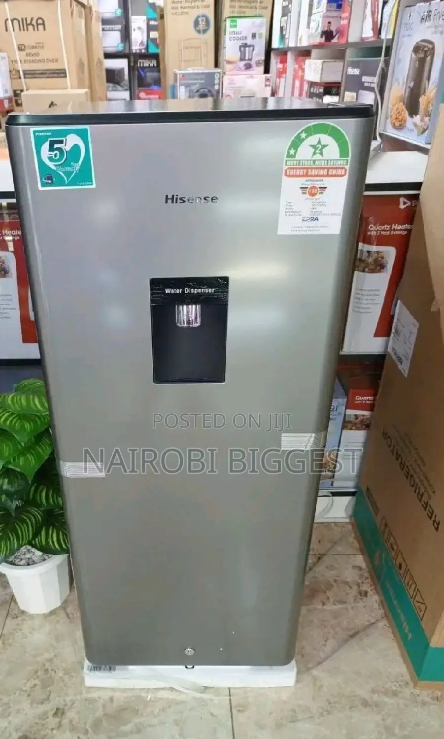 Hisense 176litre Single Door Fridge