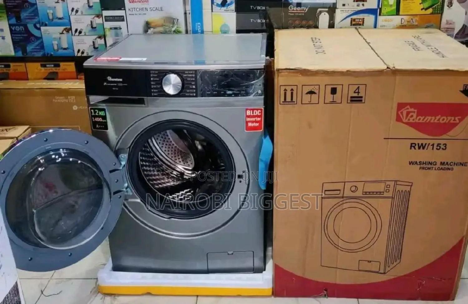 Ramton 12kg Front Load Wash And Spin  Washing Machine Twin Tub