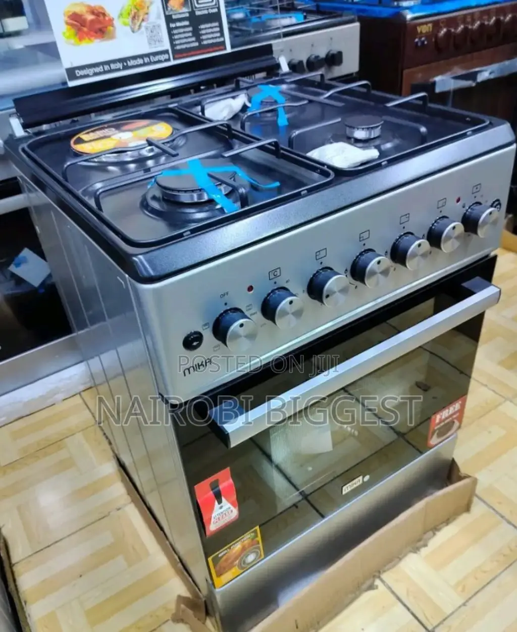Mika 60 By 60 Standing 3+1 Cooker