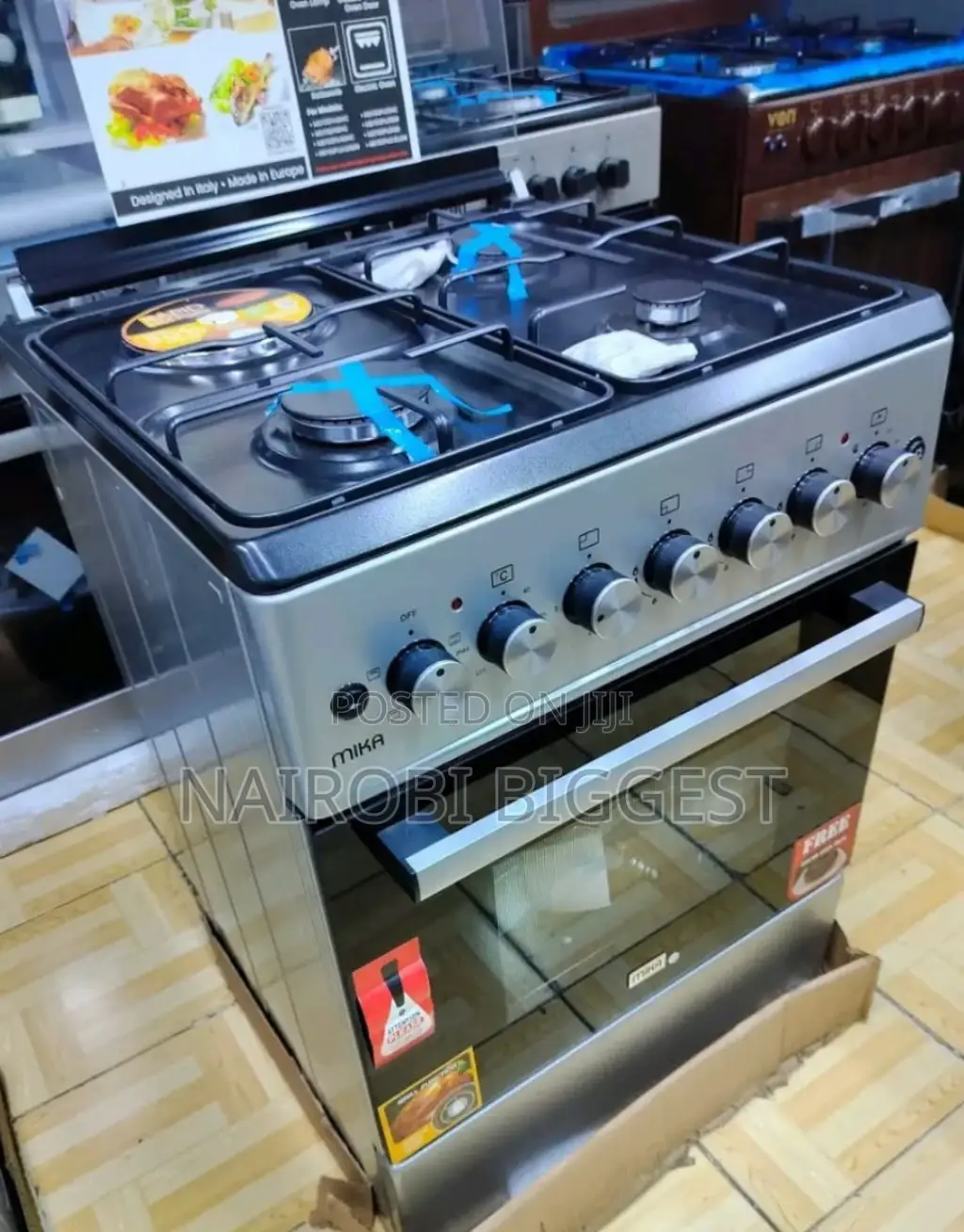 L Mika 60 By 60 Standing 3+1cooker