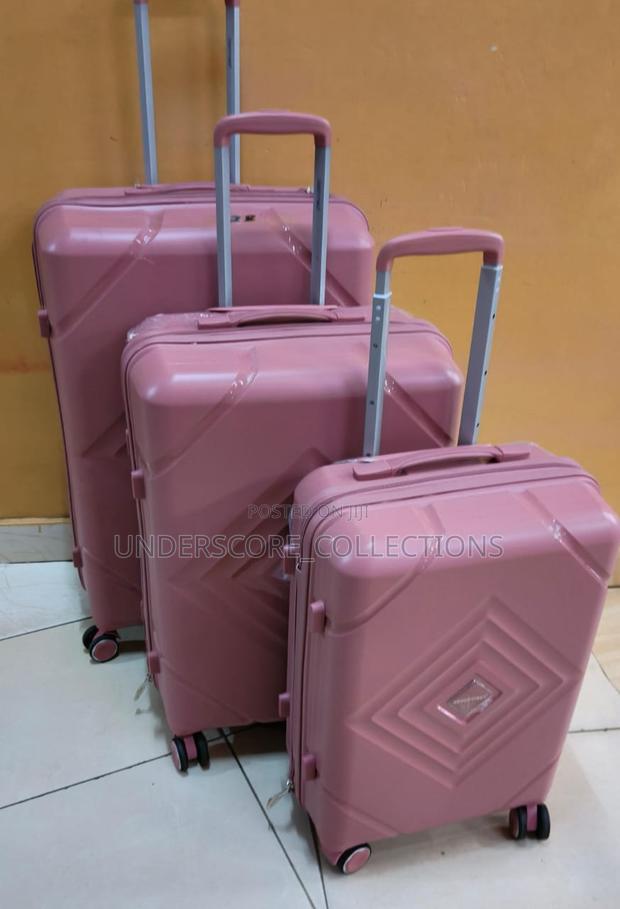 *3 in 1 Unbreakable PP Suitcase Za Rubber* - thumbnail 5