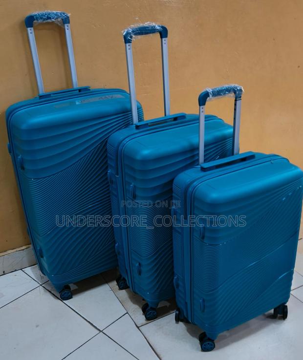 *3 in 1 Unbreakable PP Suitcase Za Rubber* - main view