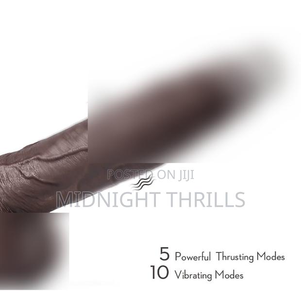 Dark Brown Realistic Dildo - main view