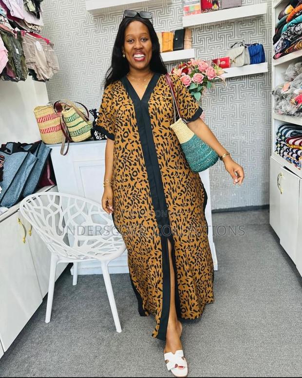 Elegant Ladies Maxi Dresses, Plus Size Fitting - thumbnail 2