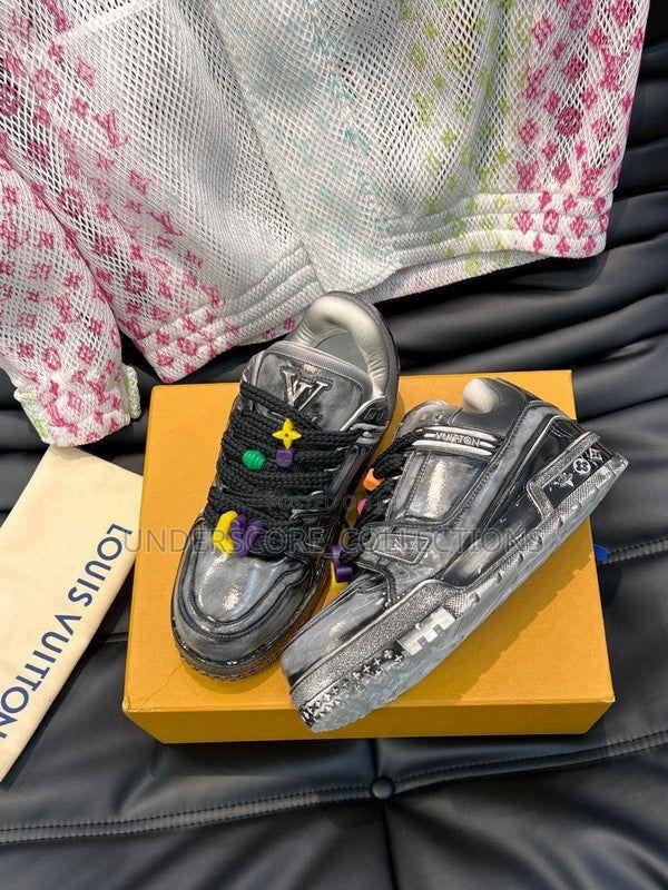 *Quality Leather Lv Trainers* - main view