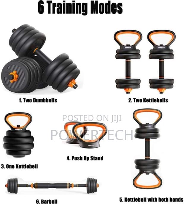 6 in 1 Adjustable Dumbbell Set-30 Kg - main view