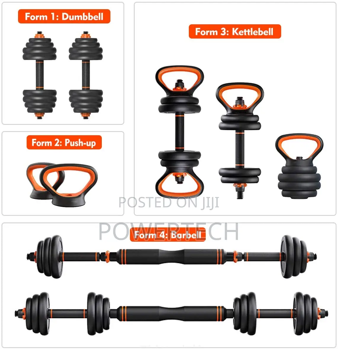 6 In1 Adjustable Kettle Bell Weights