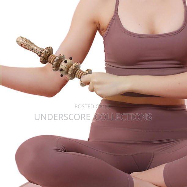 *Wooden Exercise Roller Shaft/Whole Body Massage Roller* - thumbnail 3