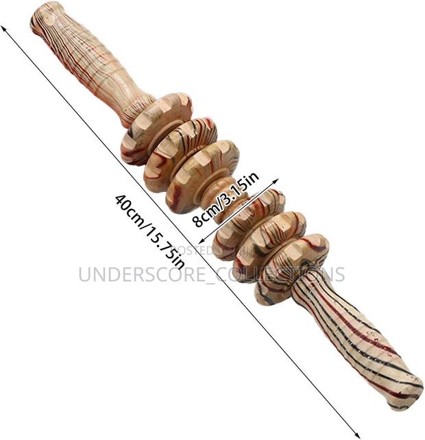 *Wooden Exercise Roller Shaft/Whole Body Massage Roller* - thumbnail 5