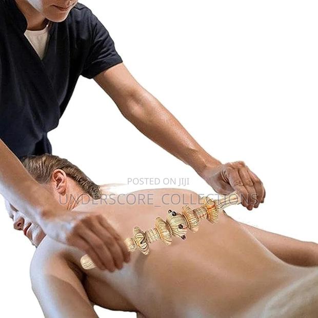 *Wooden Exercise Roller Shaft/Whole Body Massage Roller* - main view