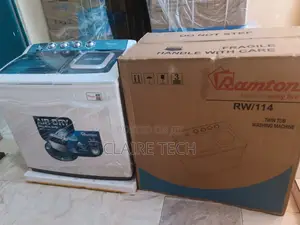 White/Grey Ramtons 12kg Top Load Twin Tub Washing Machine