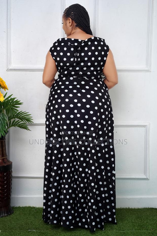 Elegant Polka Dot Maxi Dresses - thumbnail 4