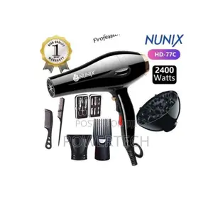 Nunix Blow Dry Machine - 2400W - Black.