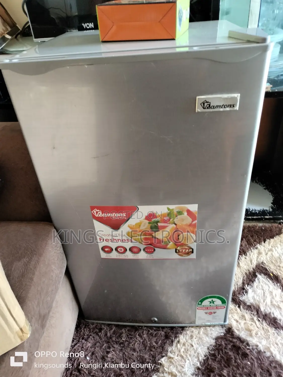 Von Hopoint Fridge 90litres