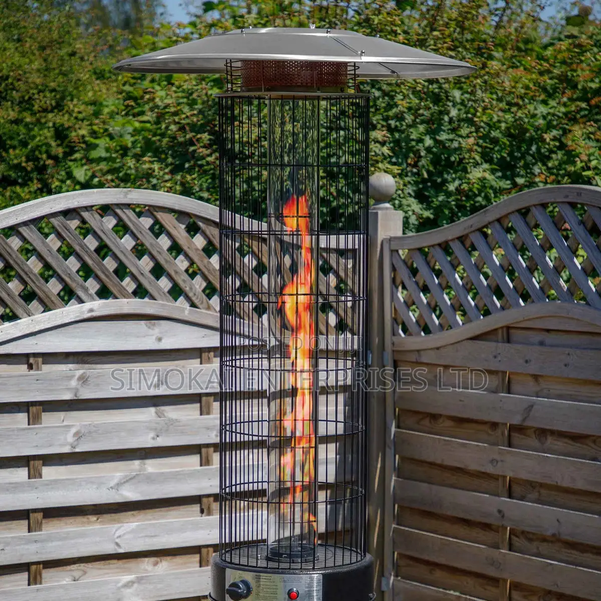 Gas Patio Heater 13kw For Commercial Domestic Use, Black