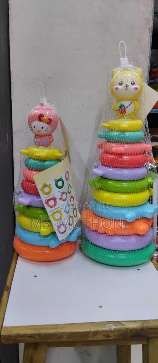 Kids Stacking Towers in Two Sizes - main view