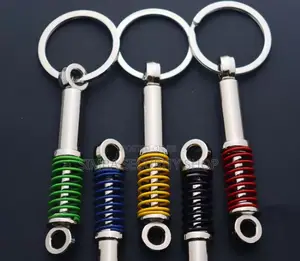 Shock Absorber Key Holder Car Parts JDM Chain Ring Fob Metal