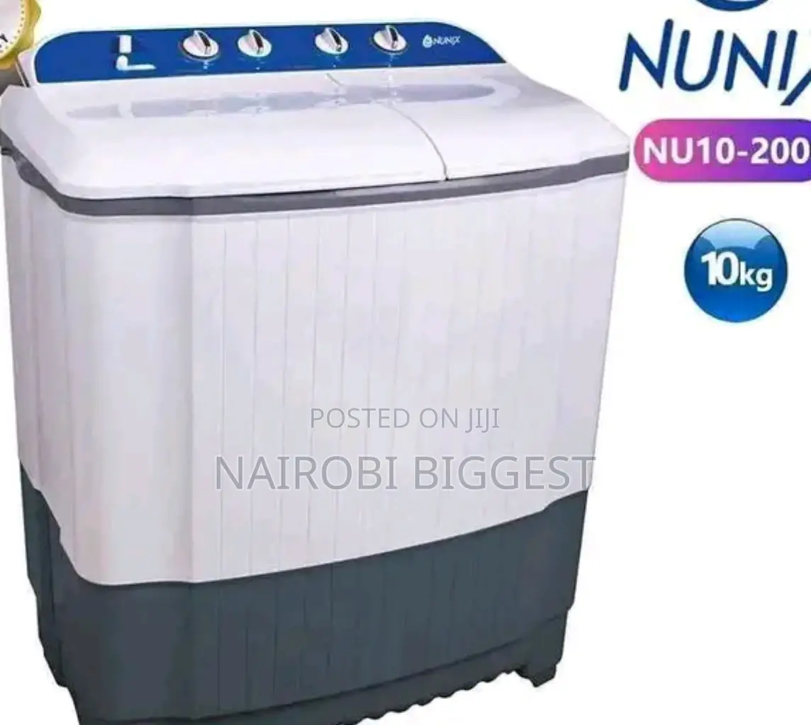 Nunix 10kgs Wash/Spin Washing Machine
