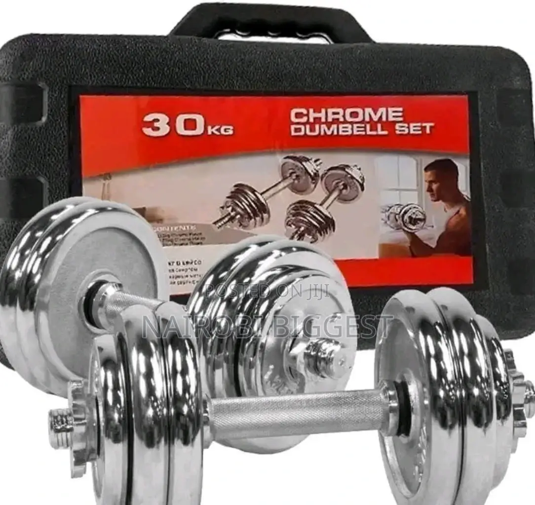 30kg Chrome Dumbells