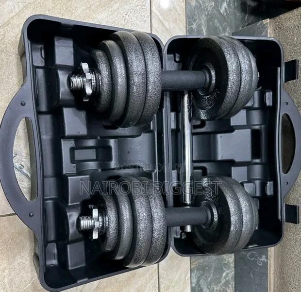 20kgs Adjustable Chrome Dumbells