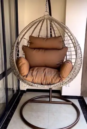 Basket Steel Wicker Rattan Swing Seat Furniture Outdoor