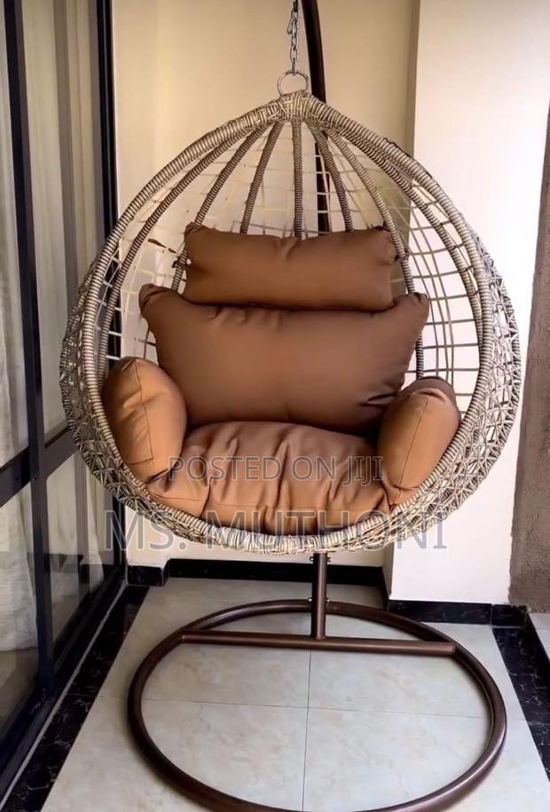 Basket Steel Wicker Rattan Swing Seat Furniture Outdoor