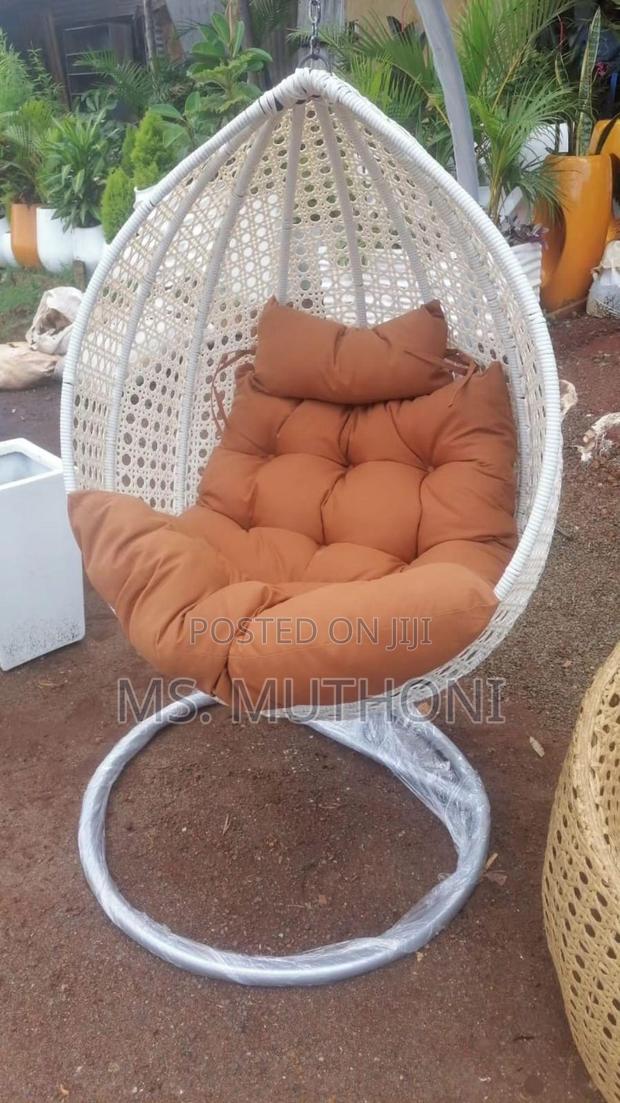 Basket Steel Wicker Rattan Swing Seat Furniture Outdoor