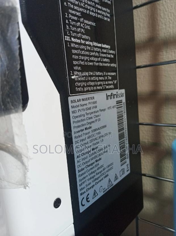 Infinisolar 5kw 48V Hybrid Inverter - thumbnail 3