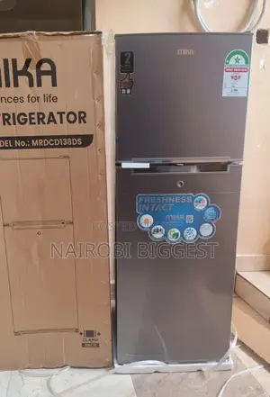 Mika 138 Litres Double Door Refrigerator