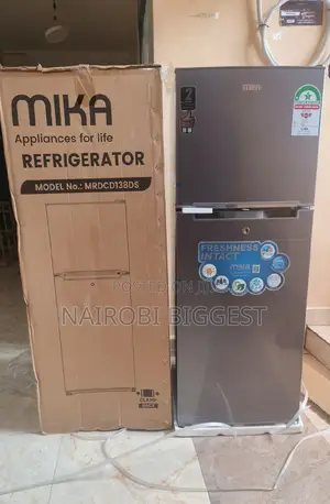 Mika 138 Litres Double Door Refrigerator
