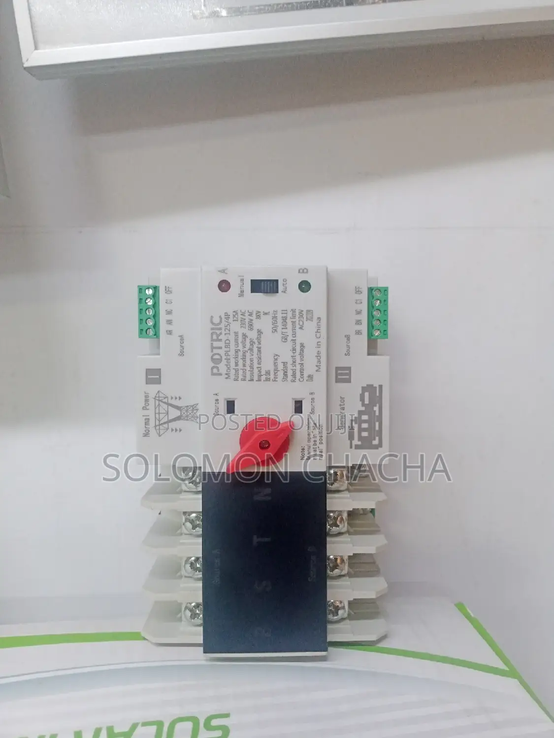 Potric Ats Three Phase Deisel Generator