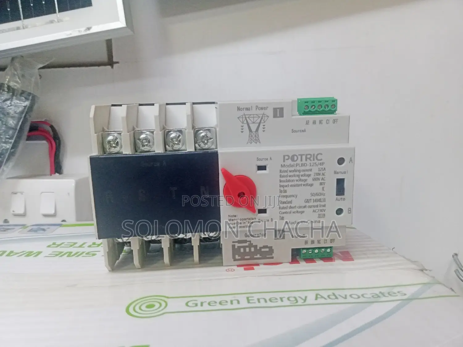 Potric Ats Three Phase Deisel Generator