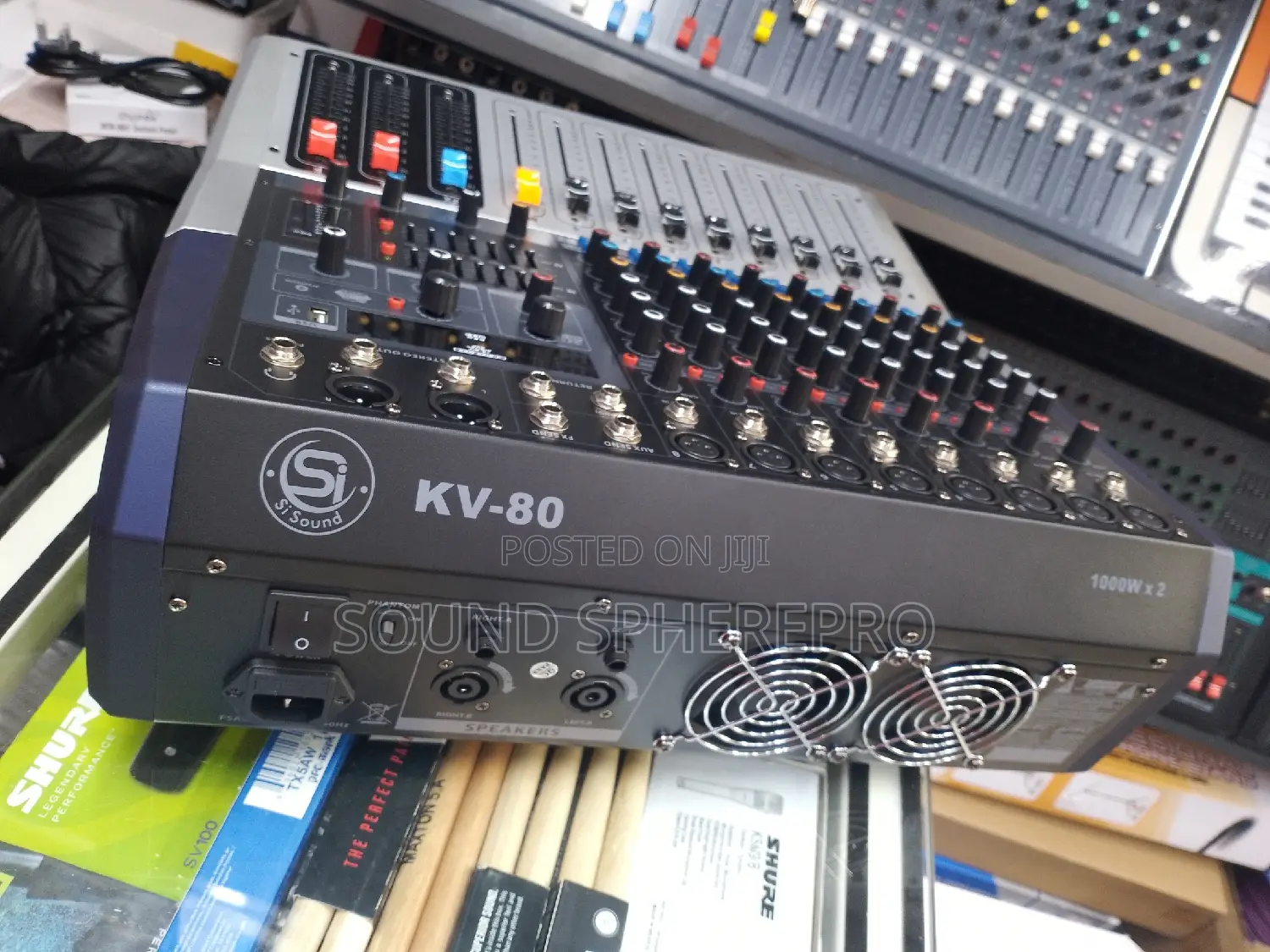 KV80 8 Channel Powered Mixer Si Sounds