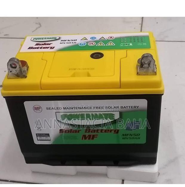 Powermate 50ah Solar Battery Dry Cell Gel Battery - main view