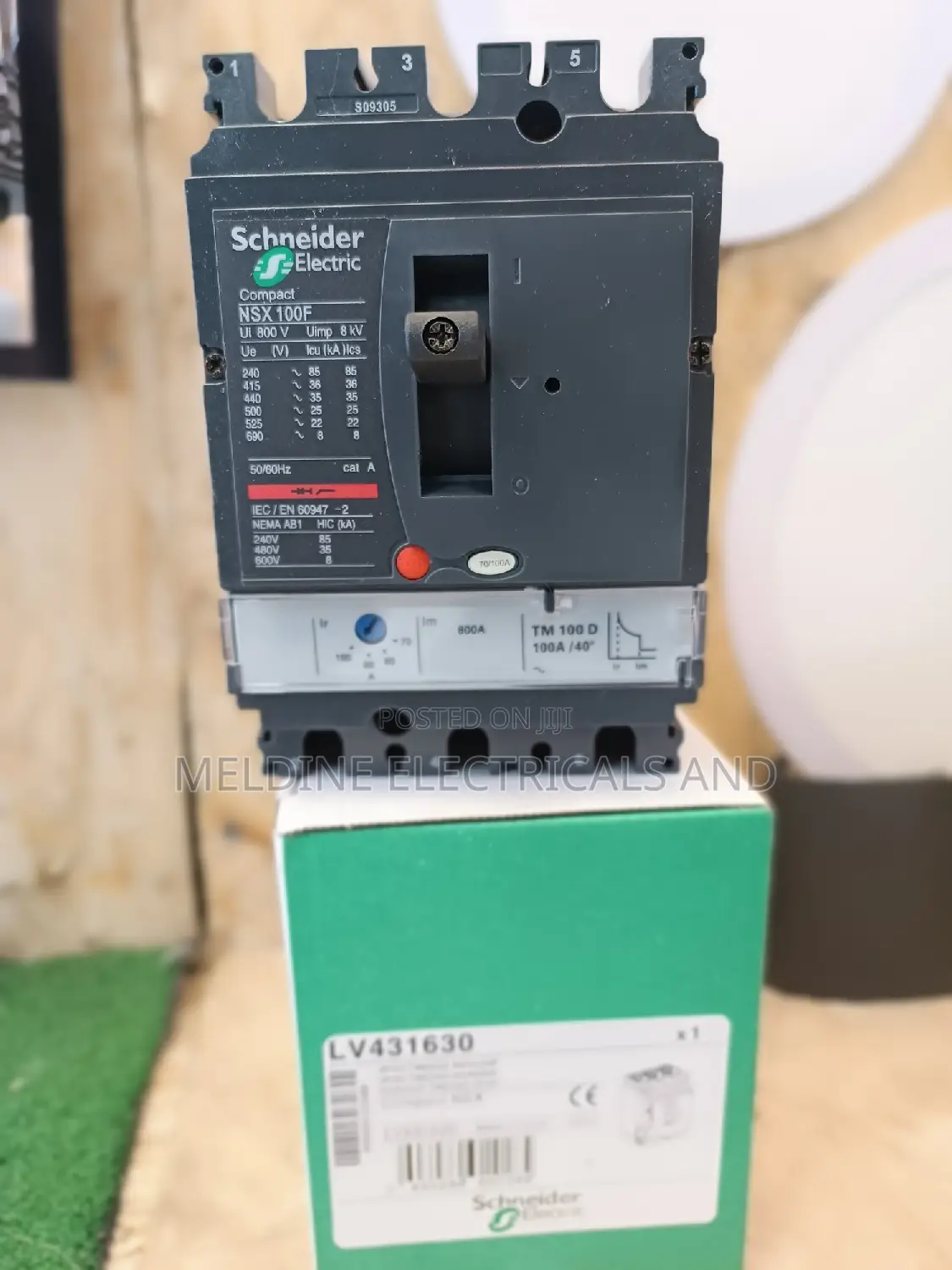 100A McCb Schneider 4 Pole