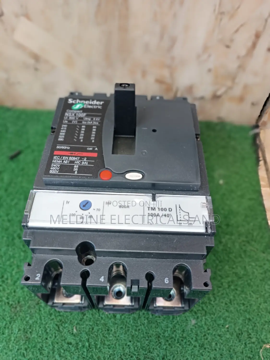 100A McCb Schneider 4 Pole