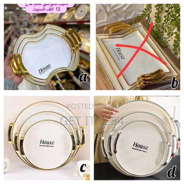 T*4 Designs Quality Tea Tray Set* 42cm,38cm,32cm