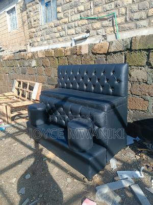 Pedicure Seat, Black 3 Seater - thumbnail 2