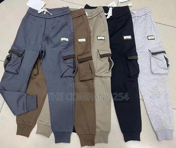 Mwarabu Latest Designer Men's Side Pockets Designer Cargo - thumbnail 3